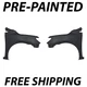 NEW Painted To Match Front RH/LH Side Fender 2PC Kit for 2016-2019 Nissan Sentra