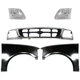 Grille For 1997 1998 Ford F-150 Cross Bar w/ LH RH Fender w/ Wheel Arch Hole Kit