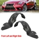 Front Driver & Passenger Side Fender Liner Set For 2014-2015 Lexus IS250 Front Driver & Passenger Side Fender Liner Set For 2014-2015 Lexus IS250