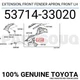 5371433020 Genuine Toyota EXTENSION, FRONT FENDER APRON, FRONT LH 53714-33020
