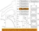FORD OEM 15-20 F-150 Fender Exterior Trim-Nameplate FL3Z16720G FORD OEM 15-20 F-150 Fender Exterior Trim-Nameplate FL3Z16720G