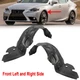 Fender Liner Set Pair For 2010-2015 Lexus IS250 IS350 Front Left & Right Fender Liner Set Pair For 2010-2015 Lexus IS250 IS350 Front Left & Right