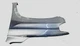 2014 2015 2016 Toyota Tundra OEM 1G3 Magnetic Gray Front Left Fender 1 Ding