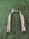 2013 AUDI A4 S4 (B8 8K) FRONT FENDER MOUNT BRACKET SET PAIR WHITE OEM