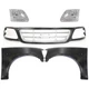 Grille Kit For 1999-2003 Ford F-150 PTM Cross Bar with Left and Right Fenders