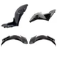 Set of 4 Fender Liners Front Left-and-Right Left & Right for Cadillac STS 05-11 Set of 4 Fender Liners Front Left-and-Right Left & Right for Cadillac STS 05-11
