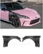 For 22-Up Toyota GR86 Subaru BRZ JDM Vented Style CARBON FIBER Front Side Fender