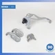 2013 BMW F10 ActiveHybrid 5 Left Driver Side Fender Mount Bracket Set of 4 OEM
