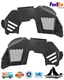 Textured 2PCS Front Inner Fenders Liners For 2018-2026 Jeep Wrangler JL JLU Textured 2PCS Front Inner Fenders Liners For 2018-2026 Jeep Wrangler JL JLU