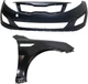 OPTIMA 14-15 FRONT BUMPER COVER 2-pc Kit Primed w/o parking aid sensor holes wit OPTIMA 14-15 FRONT BUMPER COVER 2-pc Kit Primed w/o parking aid sensor holes wit