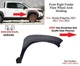 Honda Ridgeline 21-26 Front Right Fender Flare Wheel Arch Molding 08P21T6Z100A3
