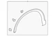 Genuine Honda Wheel Opening Molding 74115-TLA-A02 Genuine Honda Wheel Opening Molding 74115-TLA-A02