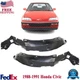 Set of 2 Fender Liner For 1988-1991 Honda Civic Front Plastic