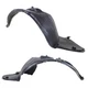 For Nissan Versa 2015-2019 Fender Liners Driver And Passenger Side Pair Plastic