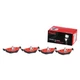  P06025N Premium Ceramic Rear Disc Brake Pad Set ALPINA/BMW/BMW 