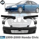 Front Bumper Cover With Fender Pair LH & RH Side For 1999-2000 Honda Civic Coupe