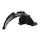 For Nissan Versa 2015-2019 Sedan Fender Liner Passenger Side | Front | CAPA
