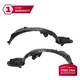 Fender Liners Set Front For 2011-2014 Subaru Impreza WRX