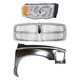 3-Piece Grille Kit for 2002-2005 Dodge Full Size Pickup, Includes Plastic Fender 3-Piece Grille Kit for 2002-2005 Dodge Full Size Pickup, Includes Plastic Fender