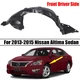 Front Driver Left Side Fender Liner For Nissan Altima Sedan 2013-2015 NI124813 Front Driver Left Side Fender Liner For Nissan Altima Sedan 2013-2015 NI124813