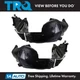 TRQ Front Inner Fender Liner Set For 2018-2022 Ford Mustang FO1248190 FO1249190