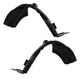 For Chevy Equinox 2014-2017 Fender Liner Driver and Passenger Side, Pair | CAPA
