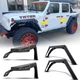 Steel Black Front and Rear Fender Flares 4PCS for 2018-2026 Jeep Wrangler JL JLU Steel Black Front and Rear Fender Flares 4PCS for 2018-2026 Jeep Wrangler JL JLU