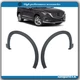Car Front Left+Right Wheel Lip Fender Plastic Black For Mazda CX-9 CX9 2016-202 Car Front Left+Right Wheel Lip Fender Plastic Black For Mazda CX-9 CX9 2016-202
