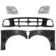 Fender Kit Fits 97-98 Ford F-150 F-250 Front Left and Right With Molding Holes
