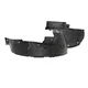 Front Passenger Side Fender Liner for 15-19 Nissan Versa NI1249139