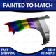 NEW Painted NH731P 1999-2000 Honda Civic Driver Side Fender