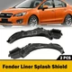 Set of 2 Fender Liner For Subaru Impreza WRX STi 2012-2014 Front LH & RH Inner