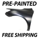 NEW Painted To Match Front LH Driver Side Fender for 2009-2013 Toyota Corolla NEW Painted To Match Front LH Driver Side Fender for 2009-2013 Toyota Corolla