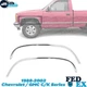 Front Fender Trim Chrome Left & Right Side For 88-02 Chevrolet / GMC C/K Series