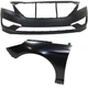 Bumper Kit Fits 2015-2017 Hyundai Sonata Fits Models w/ Standard Type Bumper 2Pc Bumper Kit Fits 2015-2017 Hyundai Sonata Fits Models w/ Standard Type Bumper 2Pc