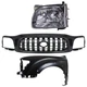 TACOMA 01-04 GRILLE Paintable Shell and Insert 3-pc Kit with Fender Headlight TACOMA 01-04 GRILLE Paintable Shell and Insert 3-pc Kit with Fender Headlight