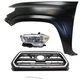 TACOMA 16-17 HEAD LAMP LH Assembly Halogen 3-pc Kit with Fender and Grille - CAP TACOMA 16-17 HEAD LAMP LH Assembly Halogen 3-pc Kit with Fender and Grille - CAP