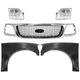 Grille For 1999 2000 2001 2002 2003 Ford F-150 Honeycomb w/ Headlight XL/XLT Kit