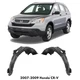 Front Fender Liner Right Passenger & Left Driver Side For 2007-2009 Honda CR-V