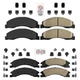 Front + Rear Pads Ceramic For Ford E150 250 350 2008-2013-2014-2021 SUPER DUTY Front + Rear Pads Ceramic For Ford E150 250 350 2008-2013-2014-2021 SUPER DUTY