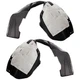 CAPA Set of 2 Fender Liner For 2010-2016 Cadillac SRX Front Left & Right Inner CAPA Set of 2 Fender Liner For 2010-2016 Cadillac SRX Front Left & Right Inner