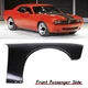 For 2008-2023 Dodge Challenger Front Passanger Right Side Fender Steel Coupe 2DR For 2008-2023 Dodge Challenger Front Passanger Right Side Fender Steel Coupe 2DR