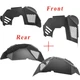 Front & Rear Inner Fender Liners For 2018-2025 Jeep Wrangler JL Offroad Fenders Front & Rear Inner Fender Liners For 2018-2025 Jeep Wrangler JL Offroad Fenders