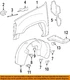 GM OEM 07-14 Avalanche Fender Fender Components-Upper Bracket 15951193 GM OEM 07-14 Avalanche Fender Fender Components-Upper Bracket 15951193