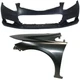 Bumper Cover Kit For 2012-13 Honda Civic Front Coupe 2 Pieces