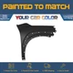 For 2018-2023 HYUNDAI KONA, Right Fender (Passenger Side) Painted to Match
