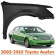 CAPA Certified Front Passenger Side Fender For Toyota Avalon 2005-2010 TO1241207 CAPA Certified Front Passenger Side Fender For Toyota Avalon 2005-2010 TO1241207