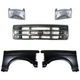 Fender Kit For 92-96 Ford F-150 92-97 Ford F-350 Front Driver and Passenger Side