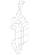 Genuine Mitsubishi Air Guide MR591267 Genuine Mitsubishi Air Guide MR591267