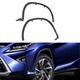 For 2016-19 Lexus RX350 RX450h Front Left+Right Side Fender Flares Molding Trim For 2016-19 Lexus RX350 RX450h Front Left+Right Side Fender Flares Molding Trim